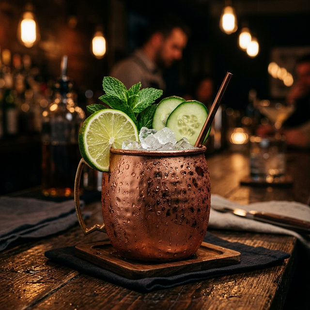 Moscow Mule im Kupferbecher